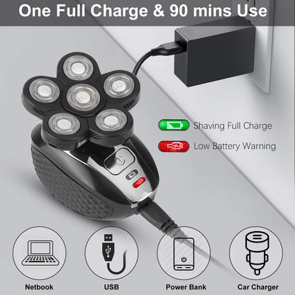 Maquinilla de afeitar eléctrica Asavea LK-1800 para hombres
