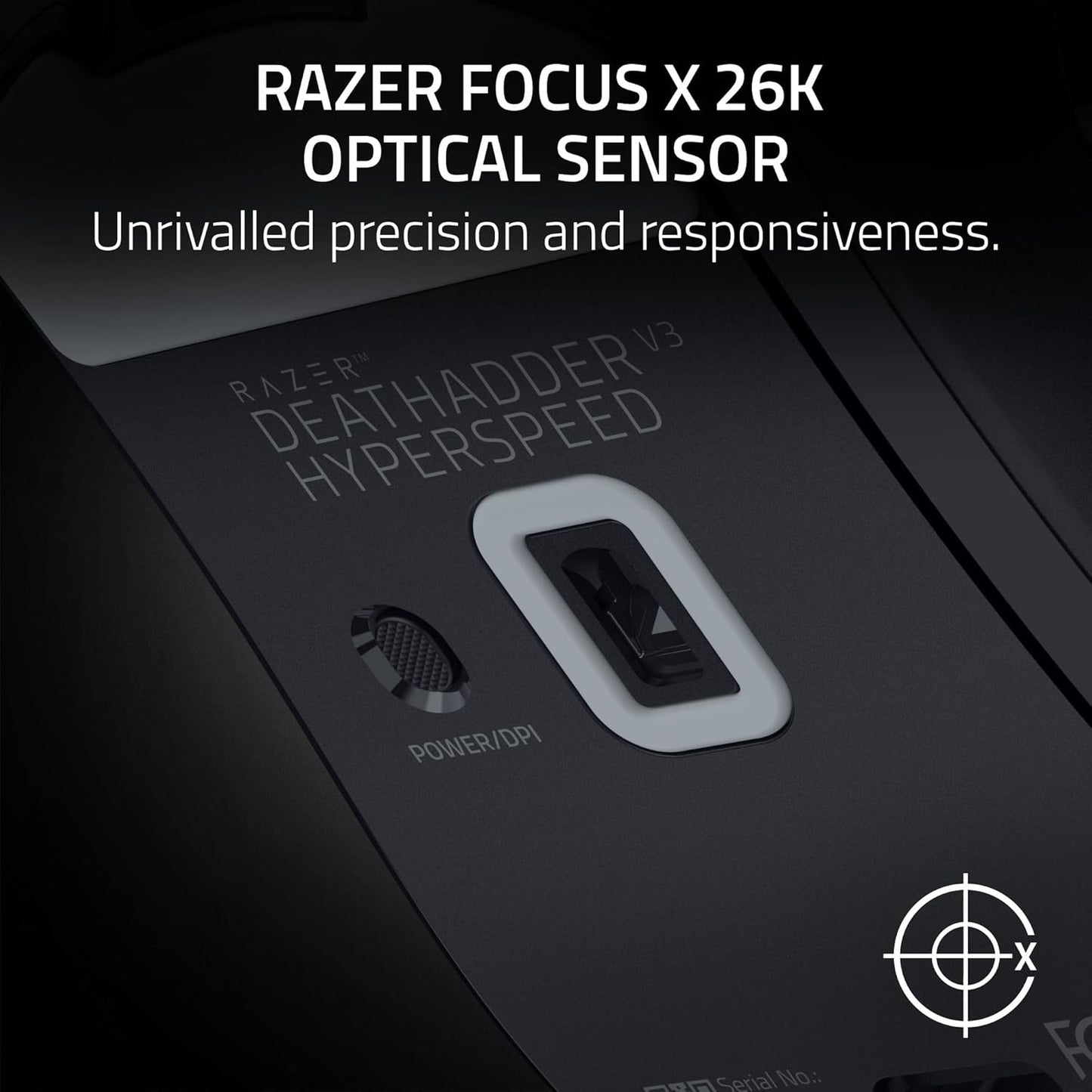 Razer DeathAdder V3 HyperSpeed Ratón ergonómico inalámbrico, con 26 K dpi