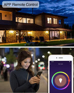Bombillas inteligentes, AL Abovelights, compatible con Alexa,(9 W).