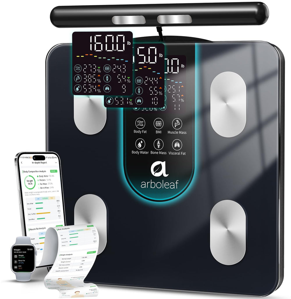 Báscula Inteligente Arboleaf 8 Electrodos Bluetooth