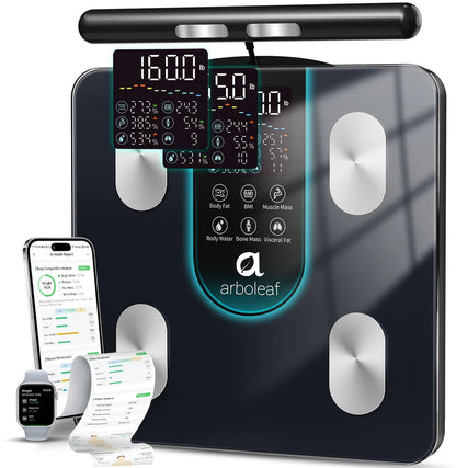 Báscula Inteligente Arboleaf 8 Electrodos Bluetooth (CAJA ABIERTA)