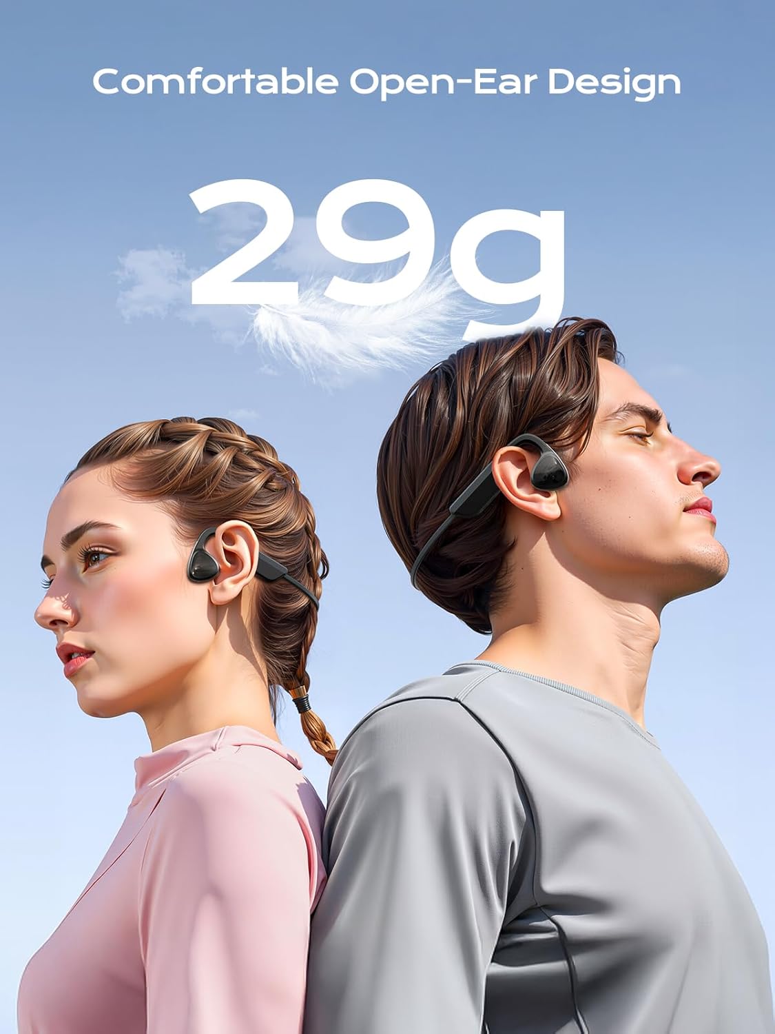 Auriculares de conducción ósea, Bluetooth 5.3.(USADOS).
