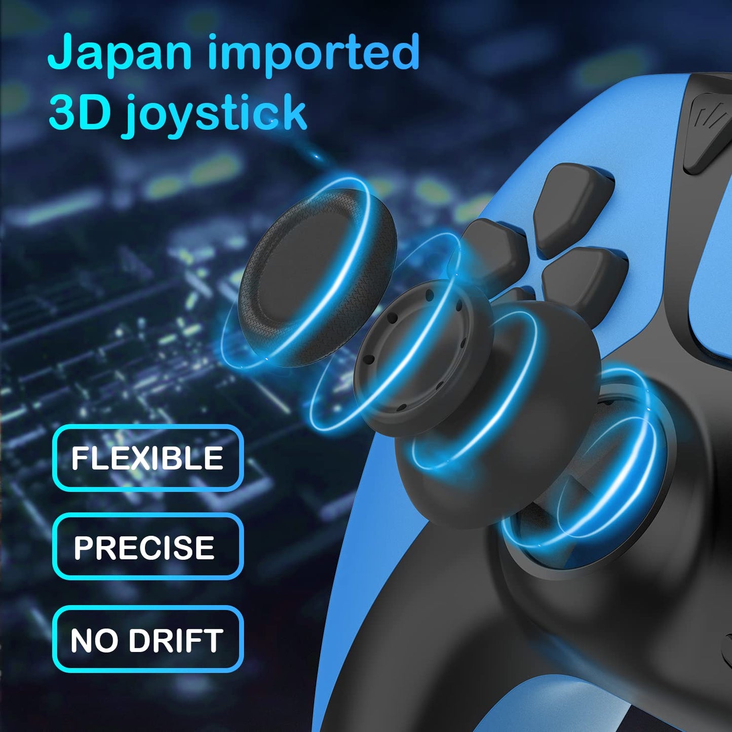Controlador inalámbrico Ymir para Fire TV con 2 botones de mapa/Macro Turbo. usado