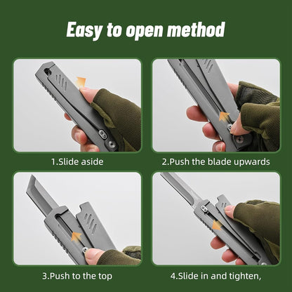 Navaja plegable con bloqueo Treszen Carrot Knife, (DETALLE).