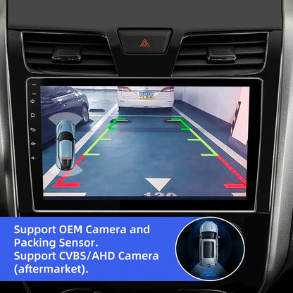 Estéreo para coche Nissan Altima 2013, Camara trasera, Carplay.