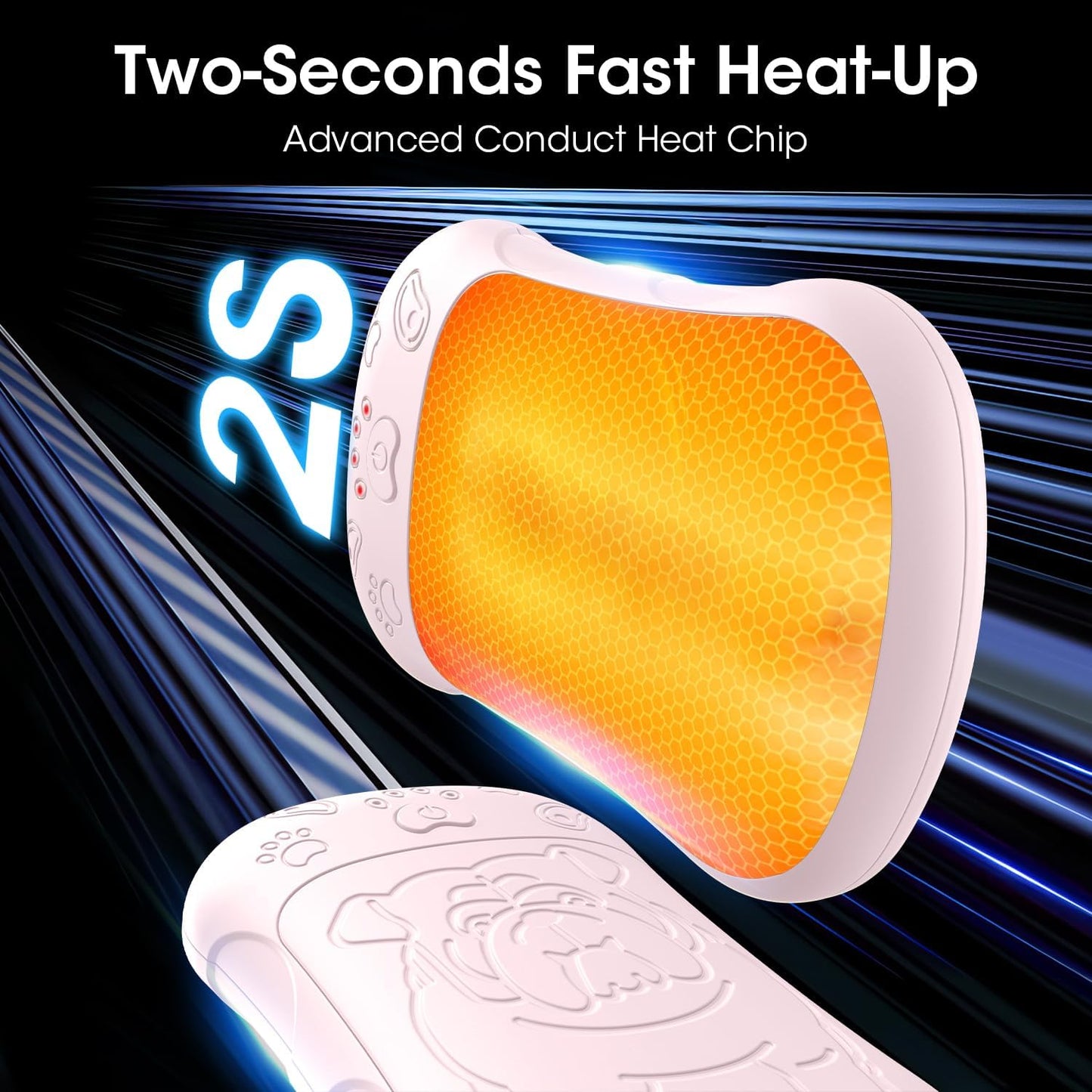 Calentadores de manos recargables, magnéticos, recargables.