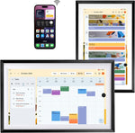 Pantalla inteligente de 15.6" con calendario, Apps Android y Portaretrato.