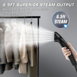 Anthter Vaporizador para ropa, 2.4L, con ruedas, plateado,(USADO).