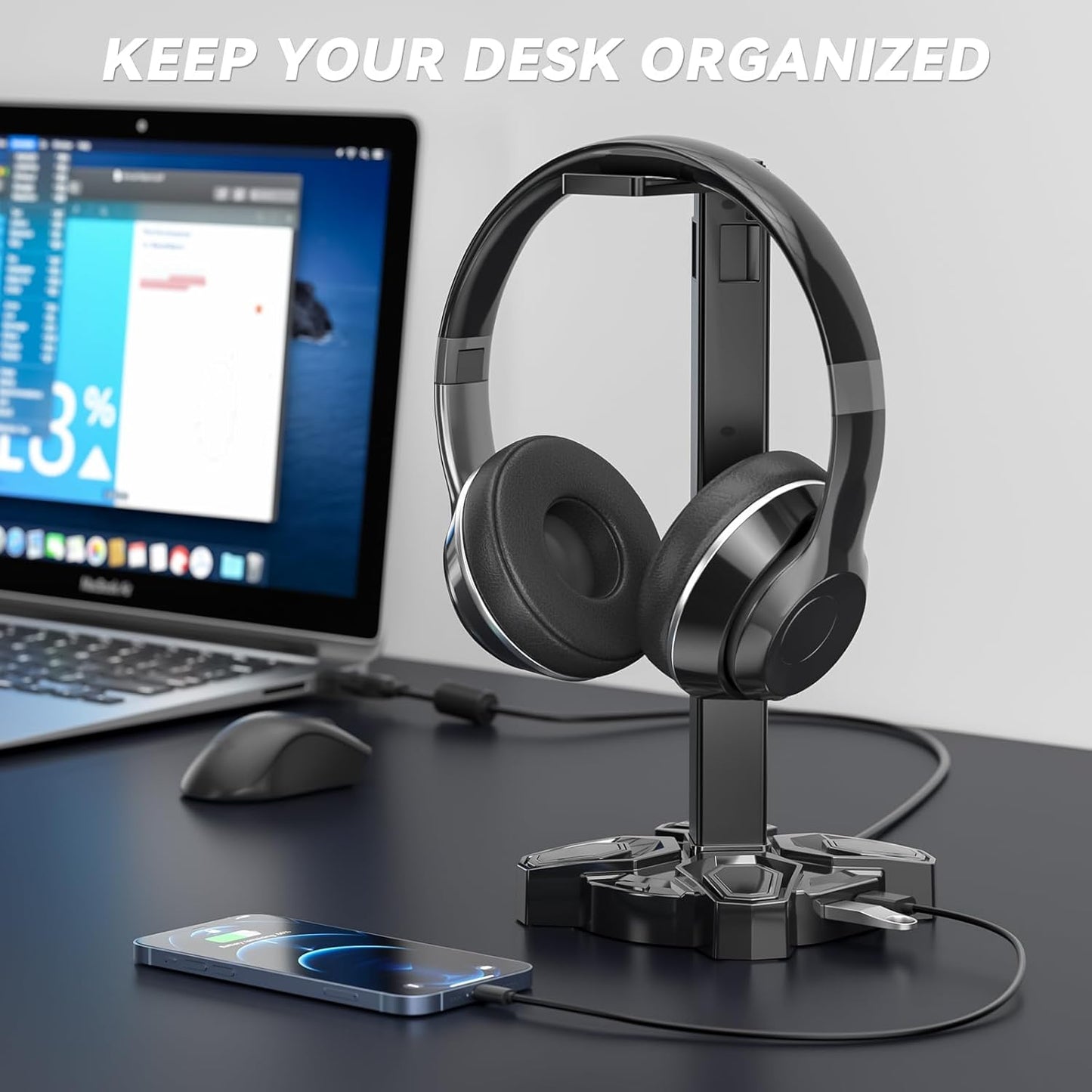 KDD Soporte para auriculares para juegos.