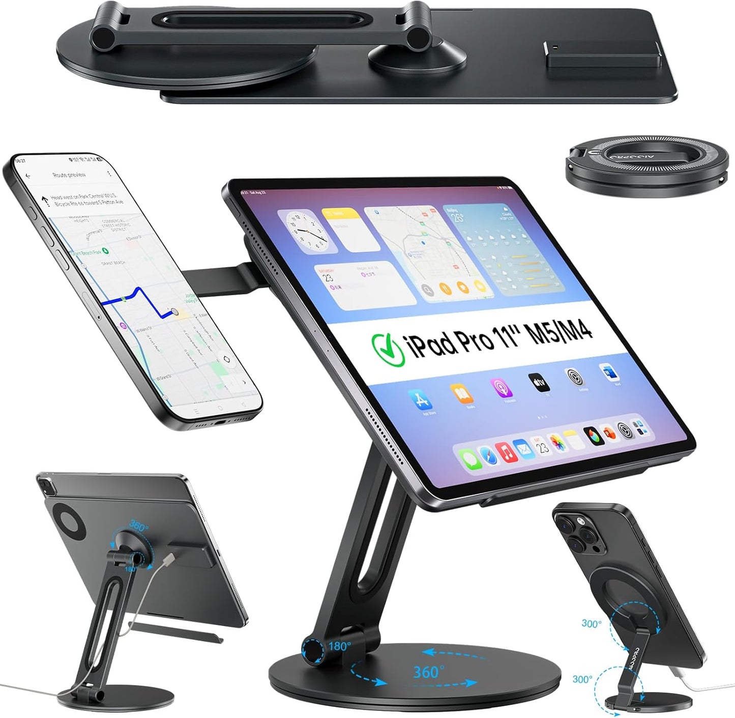 Soporte de carga inalámbrico magnético 2 en 1,  iPad Pro 11" M4.