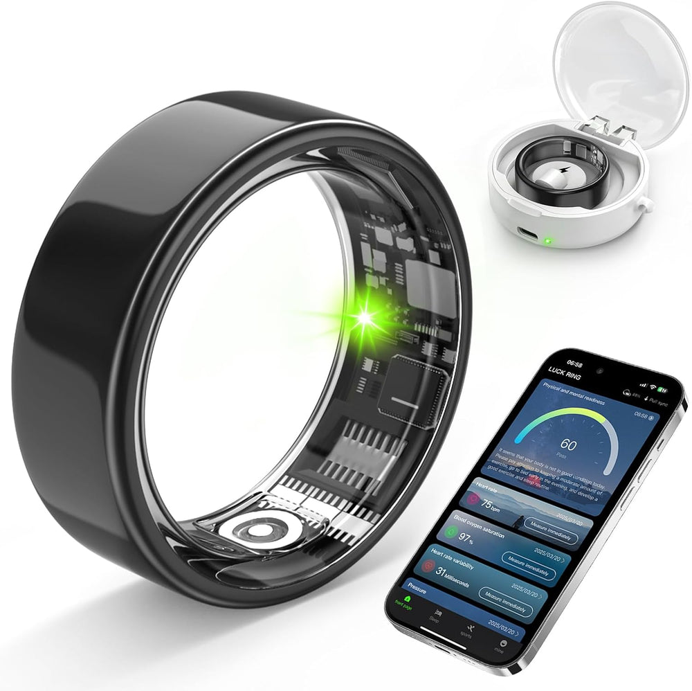 Anillo Inteligente Con Conteo De Pasos Y Frecuencia Cardíaca