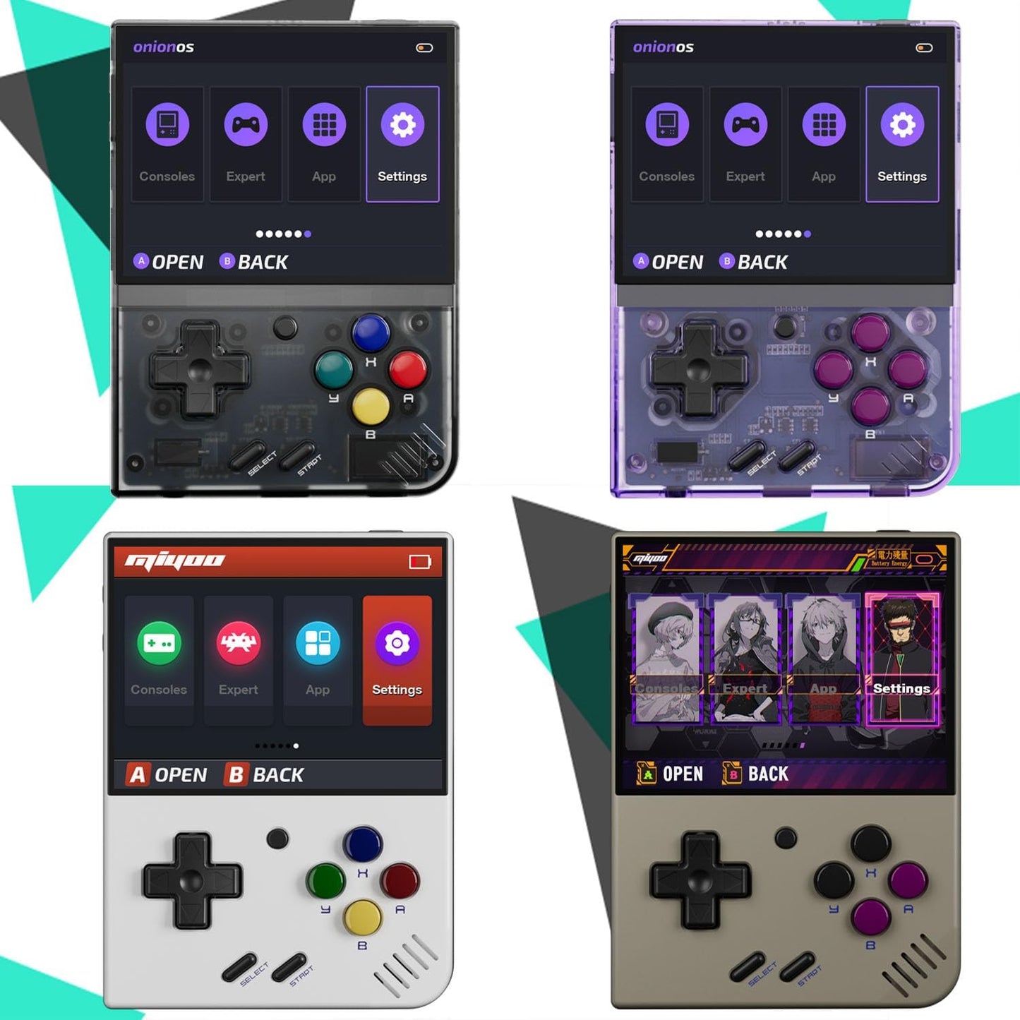 Miyoo Mini Plus Consola de juegos retro, consola de juegos portátil.