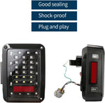 Luces traseras Wrangler (07-18) con luz de freno y señal de giro