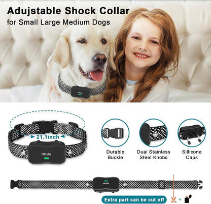 Collar entrenador de choque, HTCUTO, inalámbrico, control remoto.(USADO)