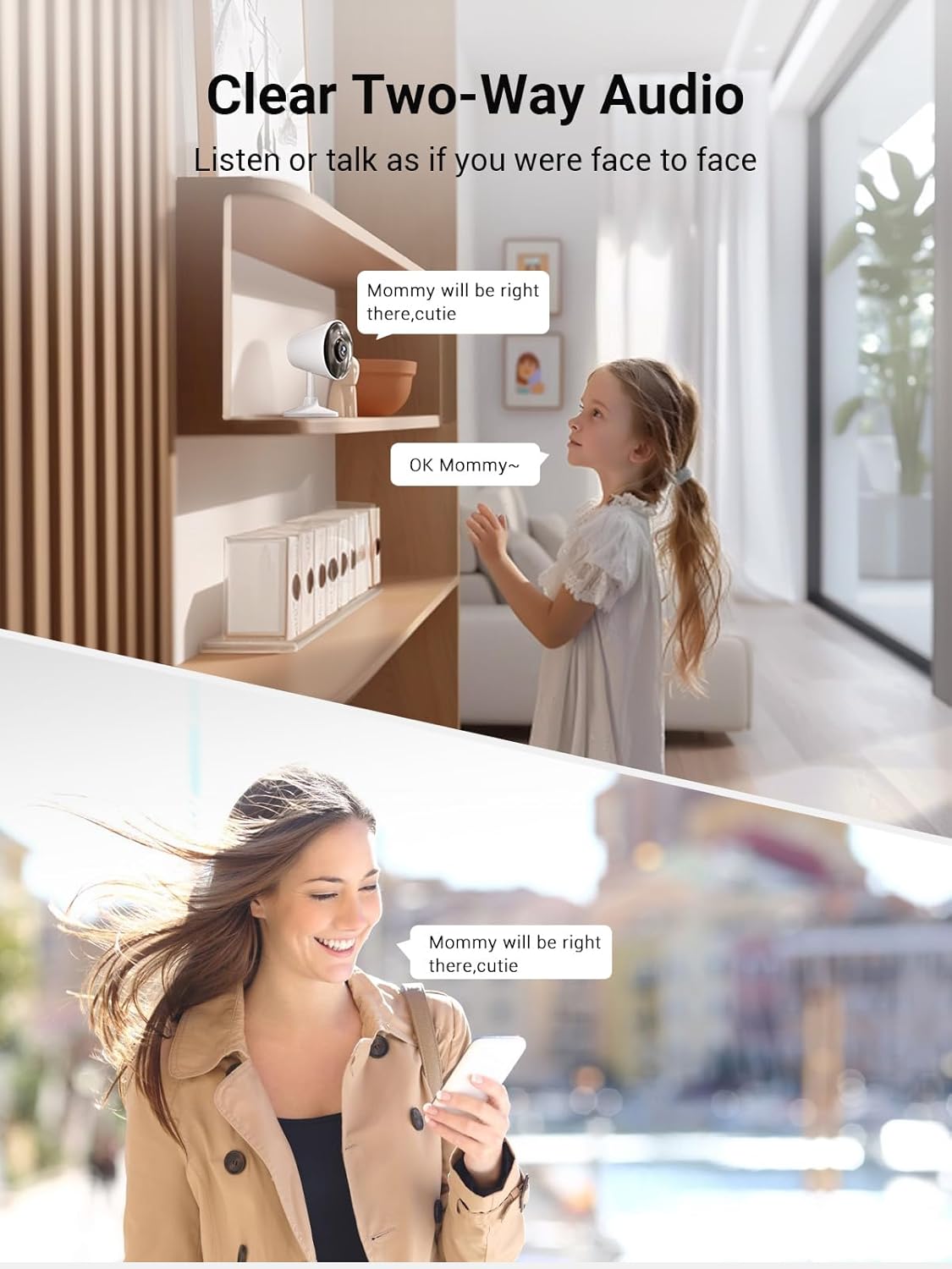 Cámara de seguridad 5G y 2.4G para interior/exterior