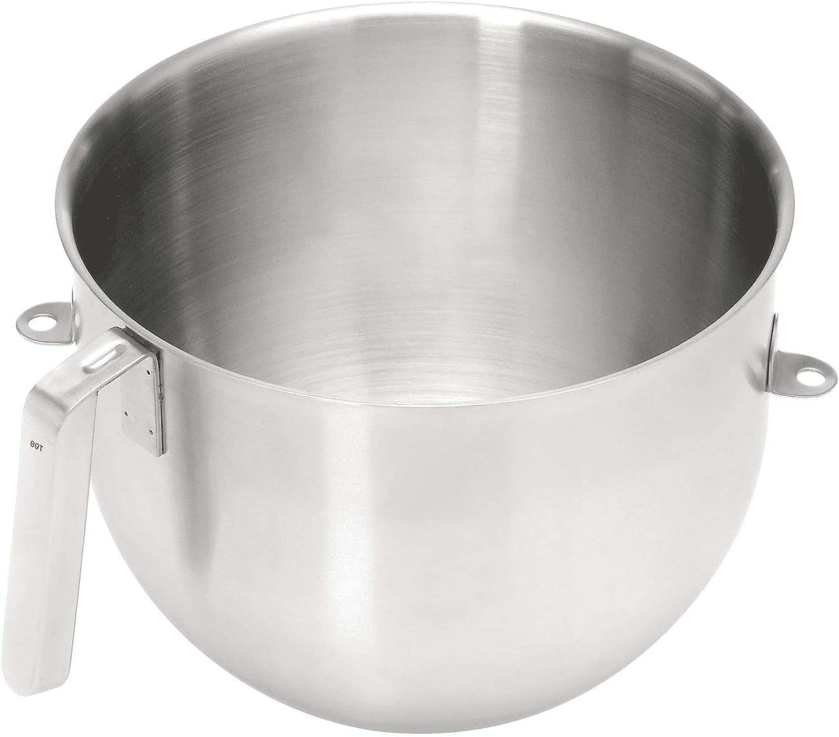 Tazón de acero inoxidable KitchenAid KSMC8QBOWL de 8 quarts con mango J Hook