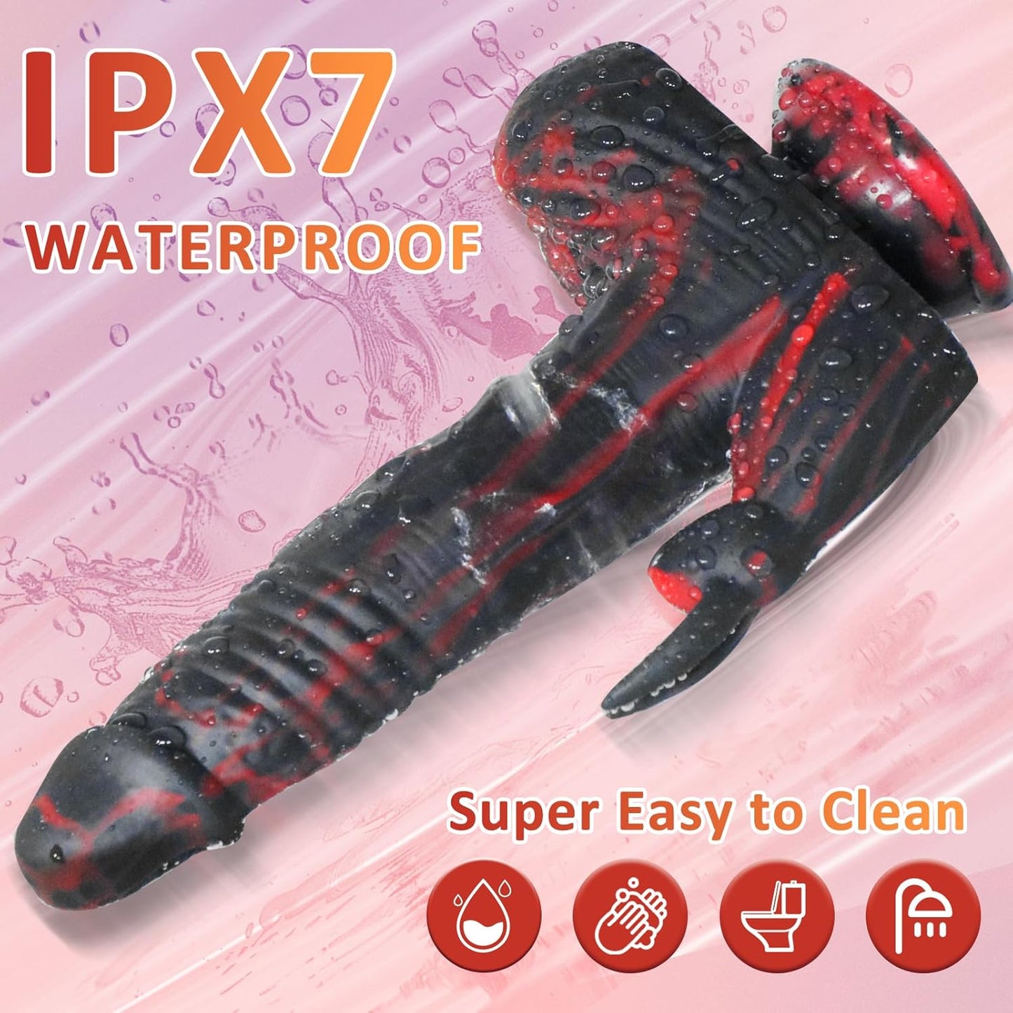 Consolador de empuje, juguete sexual, Vibrador, De conejo.