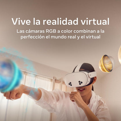 Meta Quest 3S 128 GB, Realidad virtual sin cables, (USADO).