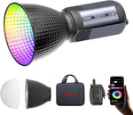 Iluminación de fotografía, portátil, luces COB para video, 2700K/6500K.