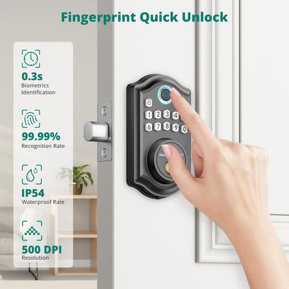 Cerradura Inteligente para puerta, con teclado electrónico, AkaGear DS10.