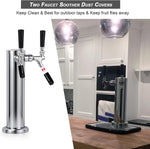 Torre Kegerator de acero inoxidable, Ferroday 3", Grifo doble