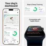 Collar inteligente para perros con GPS-AI, FI Series 3+, Talla XL, Azul.