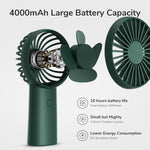 Ventilador Portátil JISULIFE Recargable 3 Velocidades
