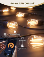 Guirnalda de luces inteligentes para exteriores, XMCOSY+ 123FT.