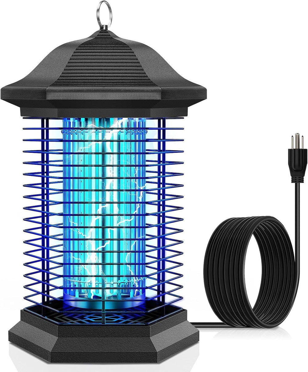 Bug Zapper Amufer eléctrico para interiores y exteriores, 4000 V