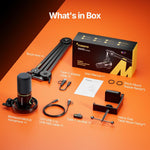 Micrófono híbrido inalámbrico para PC, MAONO PD200W (DETALLE)