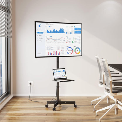 Soporte de TV con Toma de Corriente con Ruedas para televisores GREENSTELL