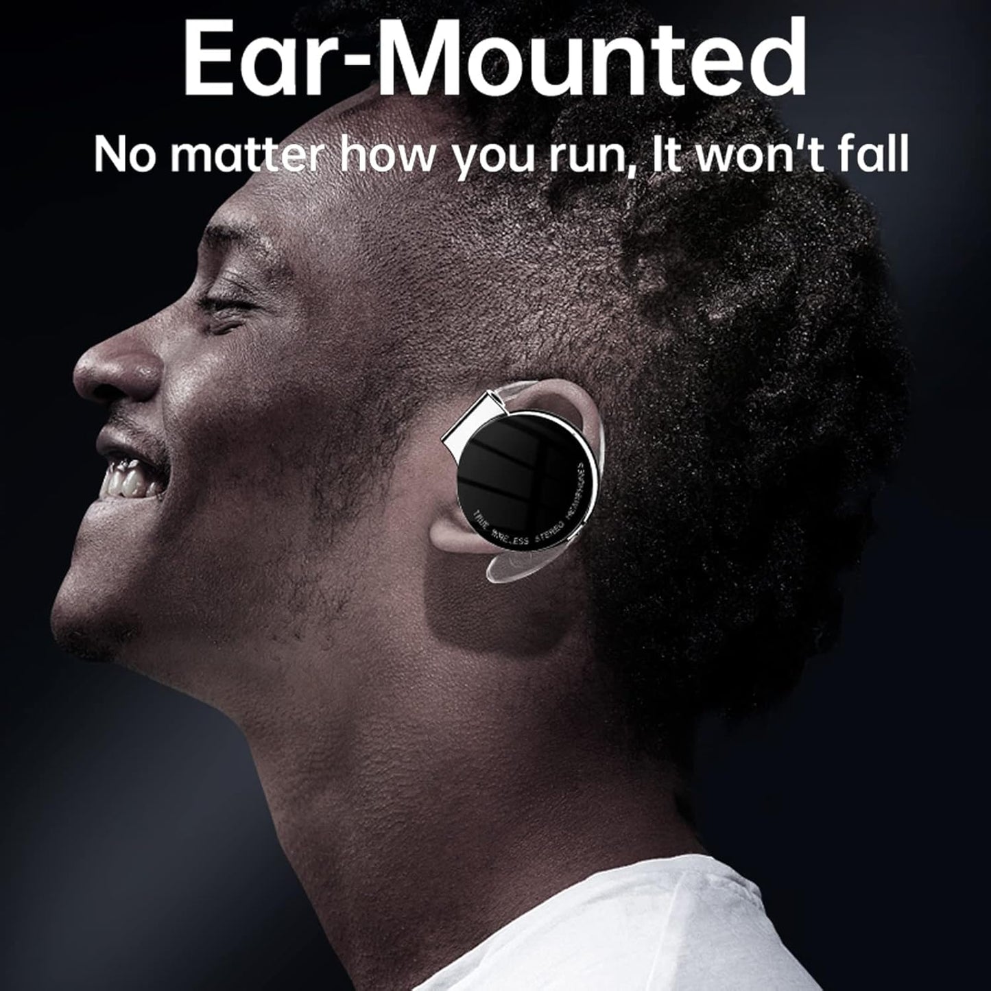 F2 Auriculares inalámbricos, Gancho para la Oreja, (USADOS).