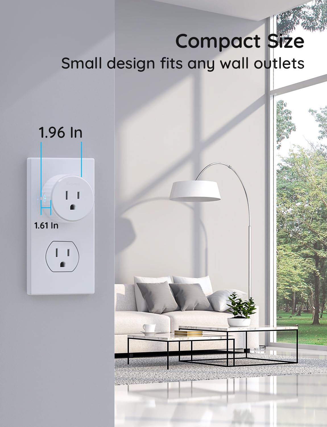Govee Smart Plug, mini toma de corriente WiFi.