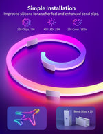 Cuerda de luces LED, Bluetooth, ISyncPlug AI Smart RGB.