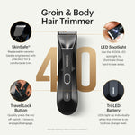 Cortadora de pelo para cuerpo, Manscaped, inalámbrica (USADA)