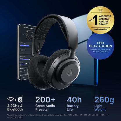 Audífonos Gamer SteelSeries Arctis Nova 3P WL Negro