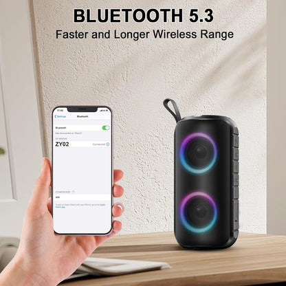 Bocina y Altavoz Bluetooth HUPOAF