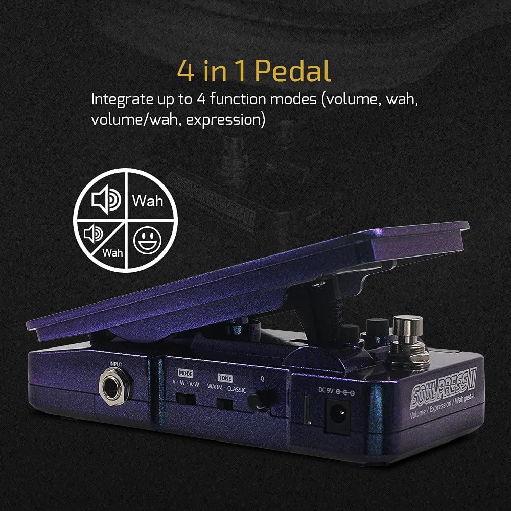 Pedal de efectos de guitarra, conmutable, Soul Press II.