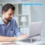 Soporte portátil para escritorio, computadoras hasta 15", WixGear.