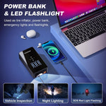 Inflador Portátil 150 PSI Compresor Aire Auto Powerbank LED (USADO)