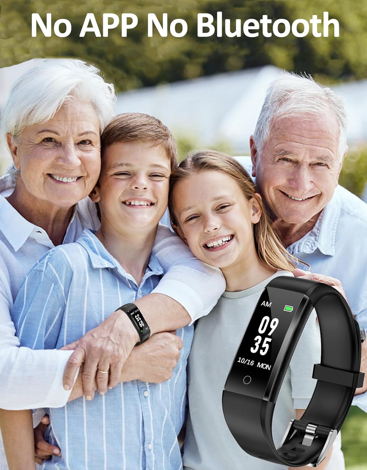 GRV Pulsera Actividad Inteligente Sin Bluetooth Sin App