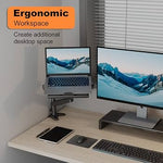 Brazo soporte Klearlook 2 en 1 para monitor y laptop con montaje VESA — vista 3