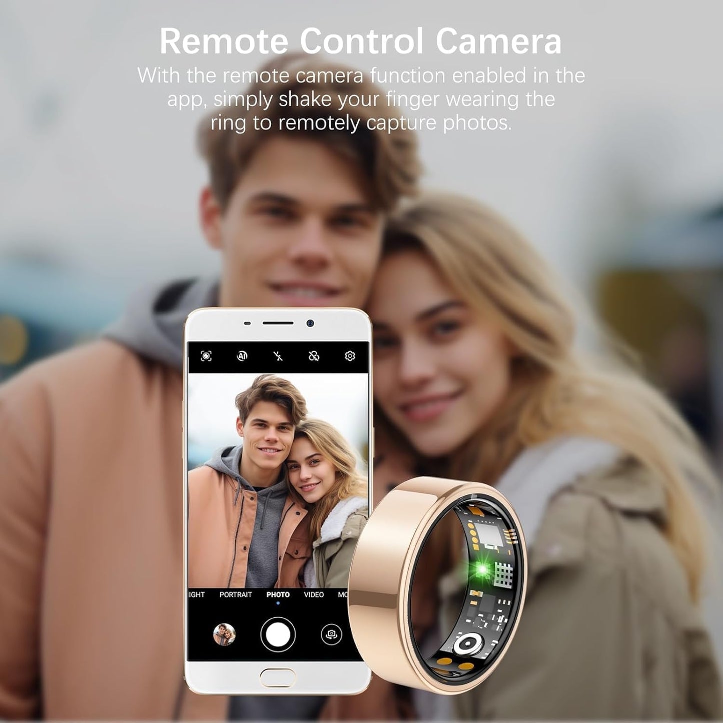 Anillo de seguimiento inteligente de salud y fitness talla #6