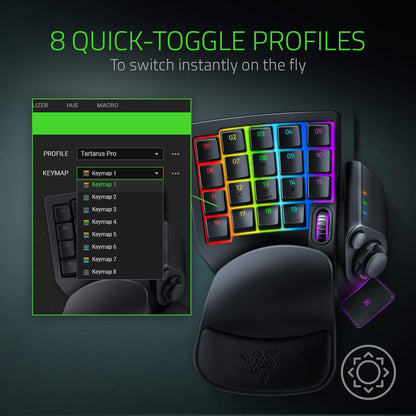 Razer Tartarus Pro Keypad Gamer Óptico Negro