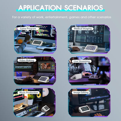 Teclado personalizable, para Apps, modos de juego, Ajazz-Nacode.