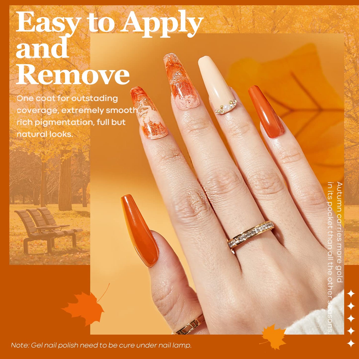 Modelones, Kit de 38 esmaltes de uñas en gel, Colores B-Glamorous.