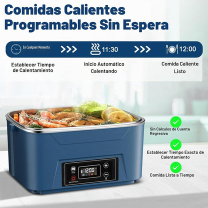 Lonchera eléctrica inalámbrica Usfock BX200, 5.5 tazas bolsa de transporte