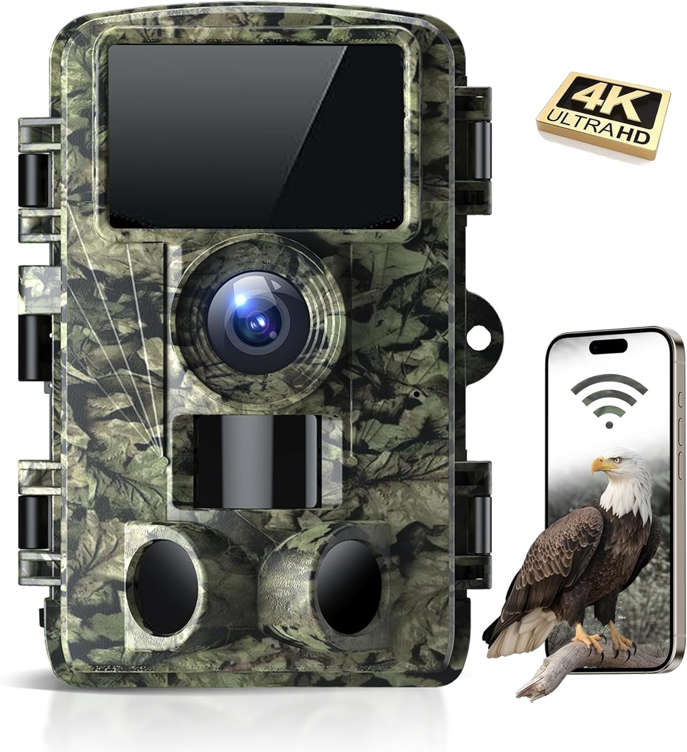 Cámara de caza deporte IP66 impermeable 4k (USADO)