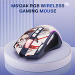 Mouse Gamer Redragon M612AK Pro RGB 8000 DPI Inalámbrico