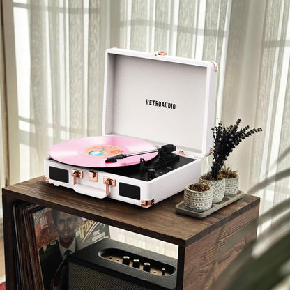 Tocadiscos De Vinilo Con Altavoces Incorporados, RetroAudio